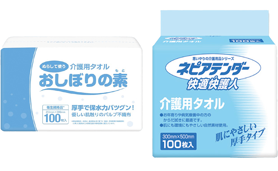 ネピアテンダー 介護用ドライタオル 100枚